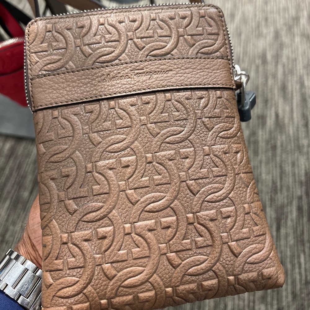 Ferragamo leather crossbody bag - Brand new